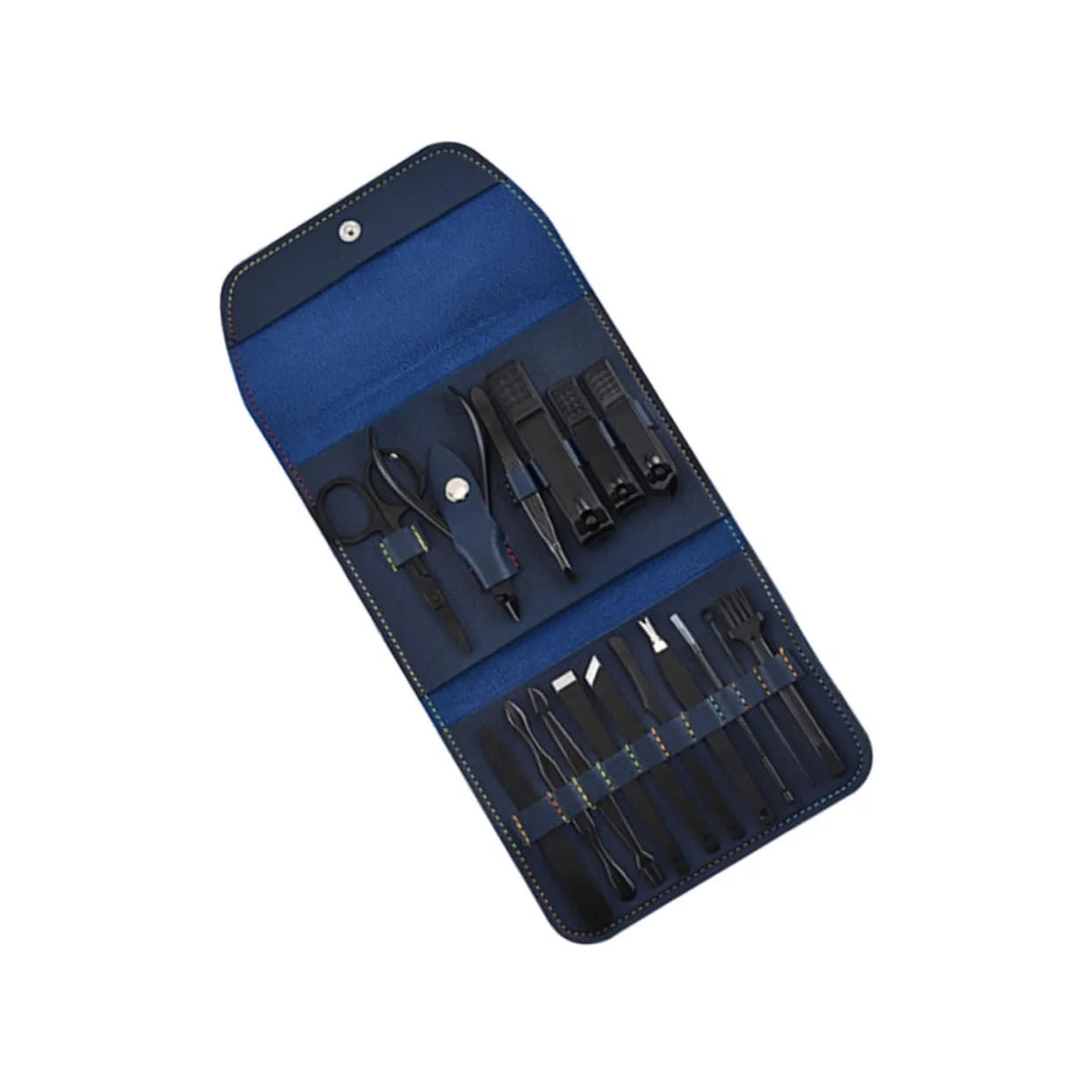 Набор для маникюра PACKOVE 16 предметов, синий, фото №1 Набор для маникюра PACKOVE 16 предметов, синий, фото №1