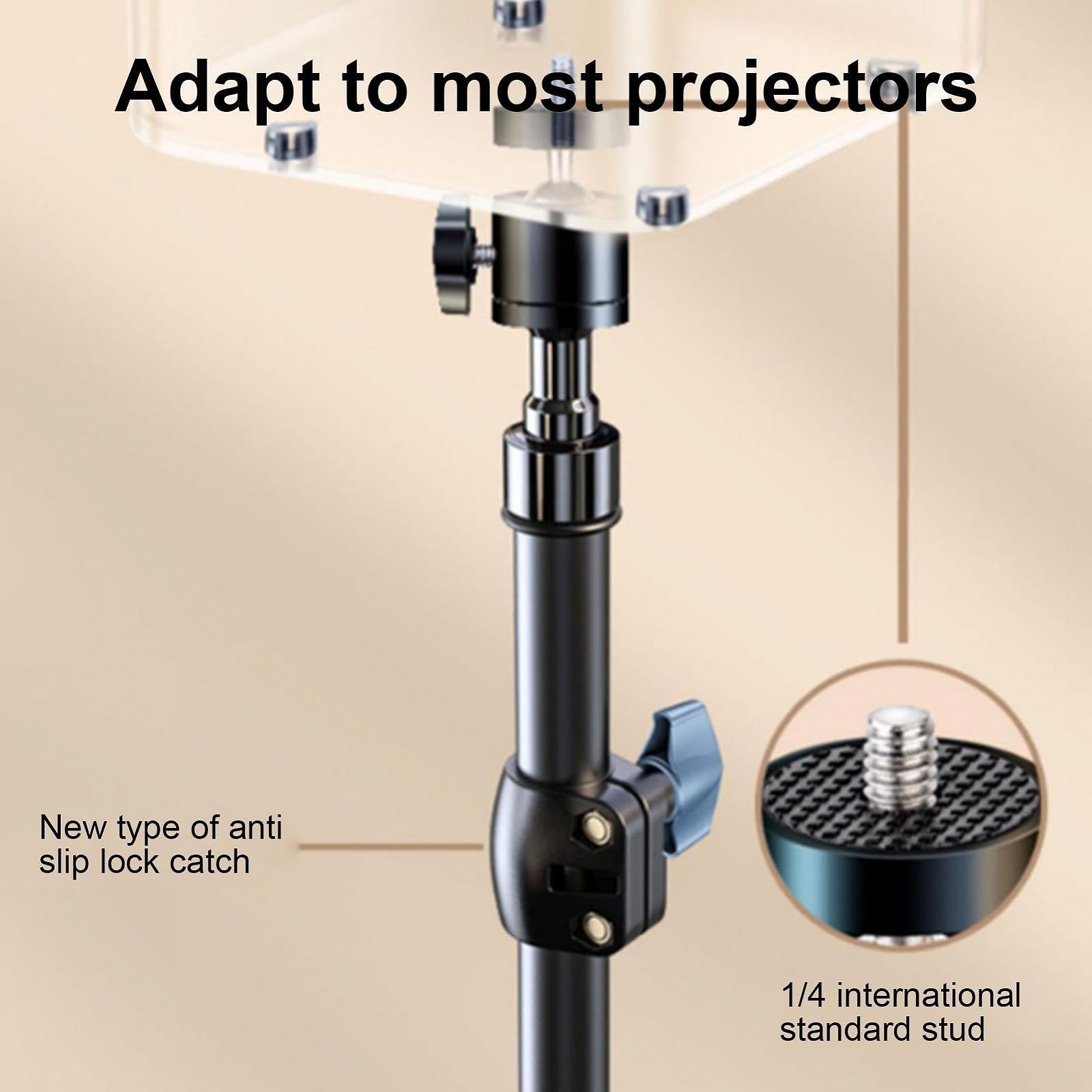 Регулируемая штатив-стойка для проектора - Высокопроизводительная стойка для ноутбука и устройств для внутреннего/наружного использования | Портативное крепление для проектора с регулировкой высоты | Идеально подходит для кемпинга, сценических шоу и домашнего кинотеатра, фото №4 Регулируемая штатив-стойка для проектора - Высокопроизводительная стойка для ноутбука и устройств для внутреннего/наружного использования | Портативное крепление для проектора с регулировкой высоты | Идеально подходит для кемпинга, сценических шоу и домашнего кинотеатра, фото №4