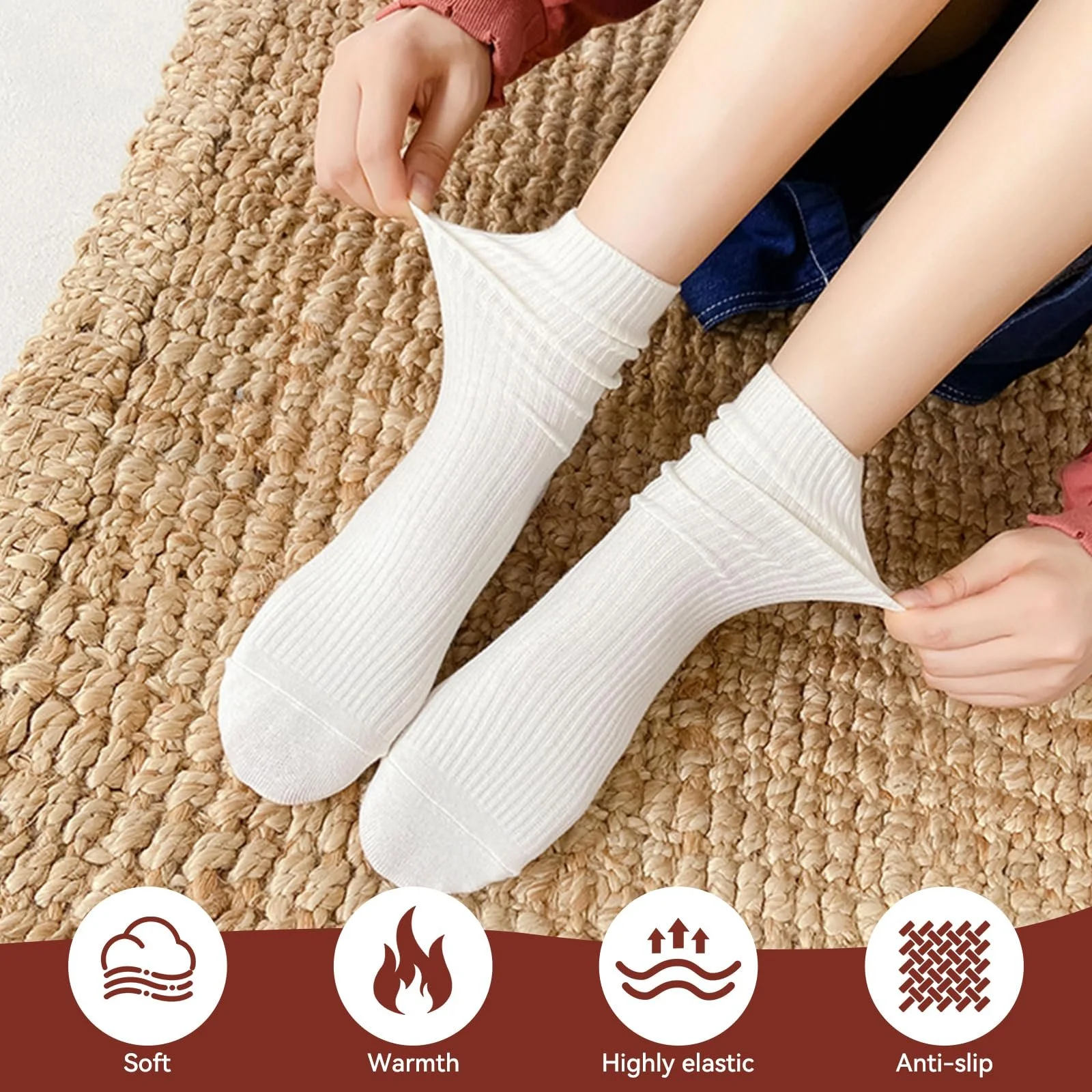 6 пар жіночих шкарпеток, 35-39, бавовняні спортивні, фото №4 6 пар жіночих шкарпеток, 35-39, бавовняні спортивні, фото №4