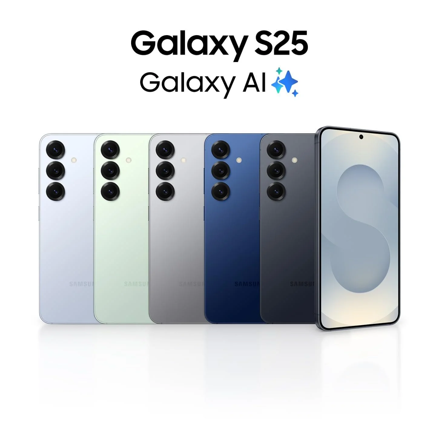 Смартфон Samsung Galaxy S25 AI 12 GB RAM 128 GB Blue Black, фото №5 Смартфон Samsung Galaxy S25 AI 12 GB RAM 128 GB Blue Black, фото №5