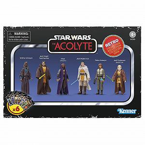 Фігурки Star Wars Retro Collection The Acolyte Multipack, 6 шт, масштаб 9,5 см - Фото 1