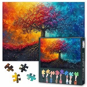 Пазл Colourful Tree 1000 деталей 50 x 70 см для дорослих - Фото 1