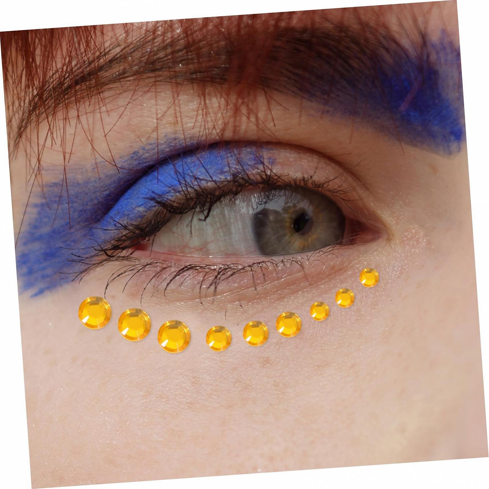 Наклейки стрази Самоклеючі Блискучі Камені тіла нігтів, фото №9