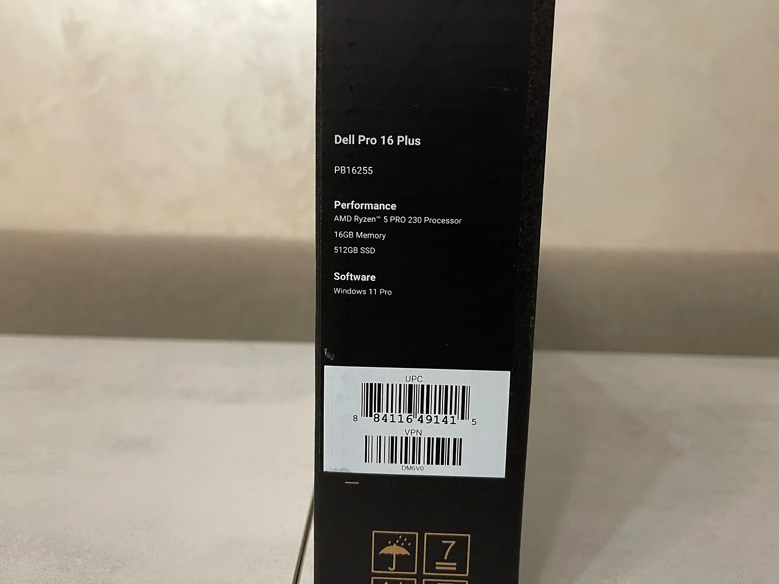 Ноутбук Dell Pro 16 Plus, 16" FHD+, Ryzen 5 PRO 230, 16GB, 512GB, фото №8