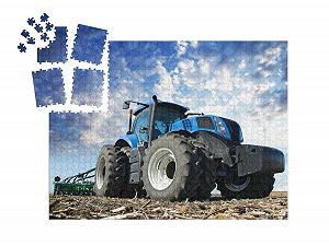 Адвент-календарь пазл puzzleYOU Vehicles, Tractors Puzzle Collection "Agricultural Machinery at Work: Tractor in the Field" 1000 элементов synthetic.ua - Фото 1