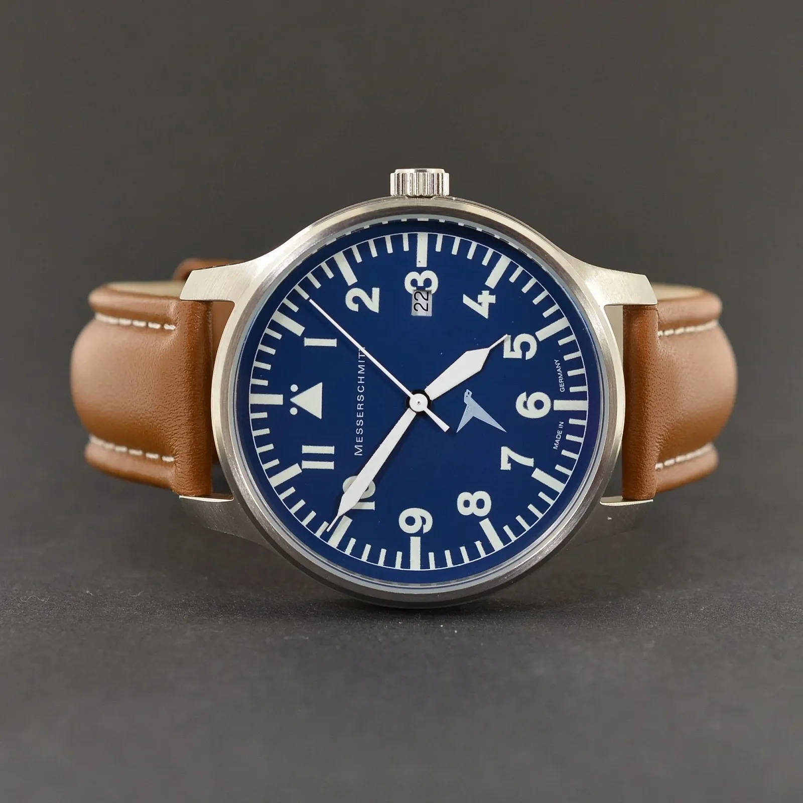 Годинник пілотський Messerschmitt ME-42B Blue ME-BLAUE42B, фото №2 Годинник пілотський Messerschmitt ME-42B Blue ME-BLAUE42B, фото №2