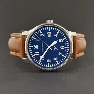 Годинник пілотський Messerschmitt ME-42B Blue ME-BLAUE42B synthetic.ua - Фото 1