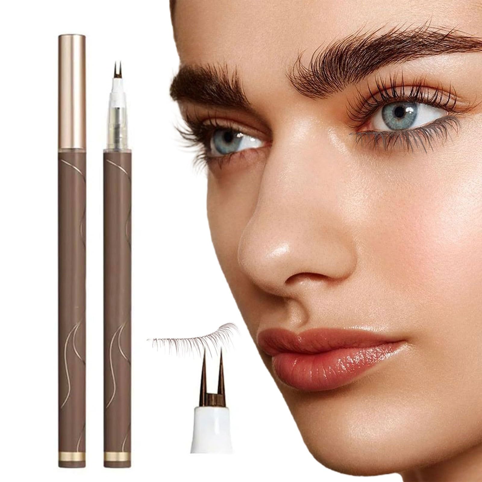 Гель для брів Waterproof Liquid Eyeliner Brow Pencil Slim Eyeliner 0.8 мл Кава One Size, фото №3
