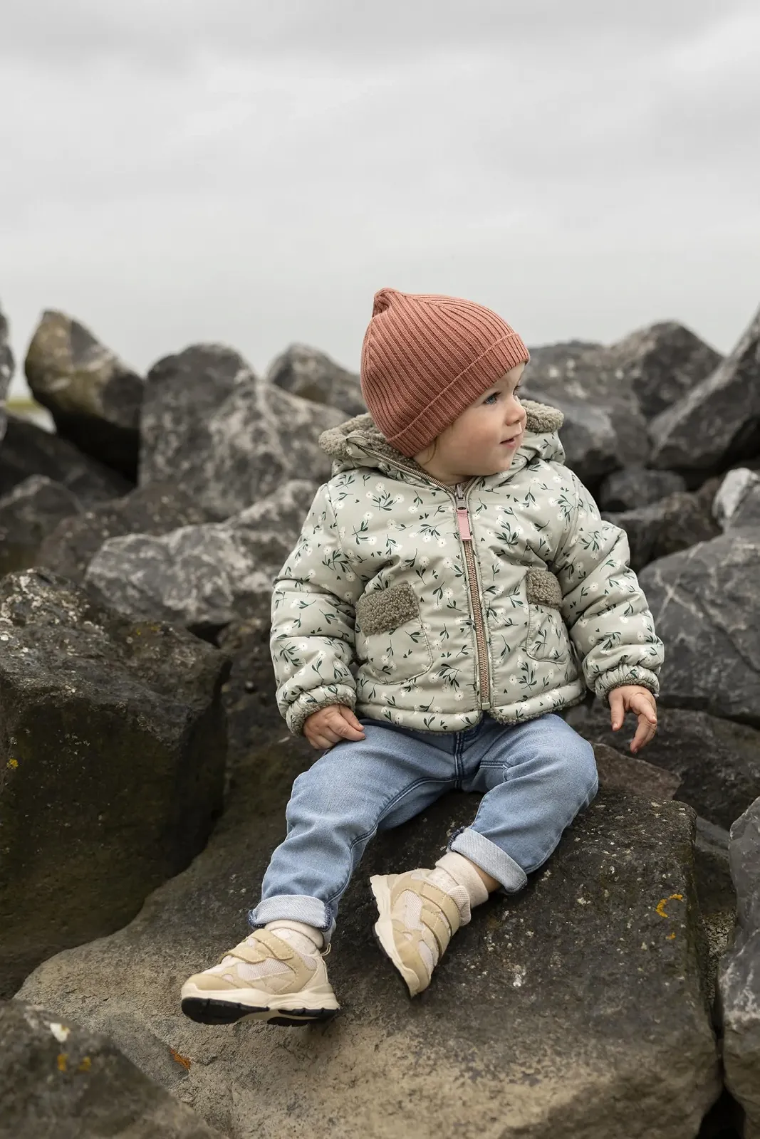 Куртка Noppies Baby Girls' Reversible Jacket Fleury Allover Print, фото №3