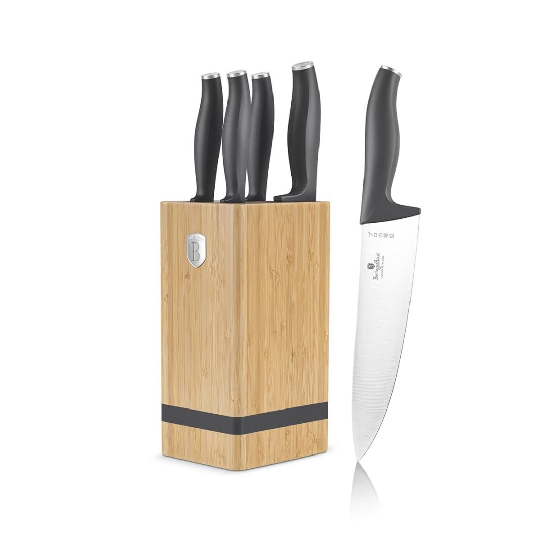 Набір ножів Berlinger Haus Bamboo BH-2968 6 предметів Anthracite, фото №4
