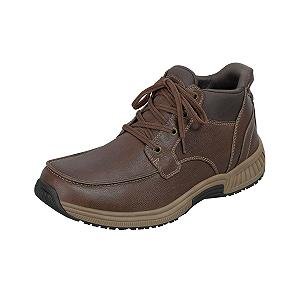Мужские ортопедические ботинки Orthofeet Verno кожаные без шнуровки - Фото 1