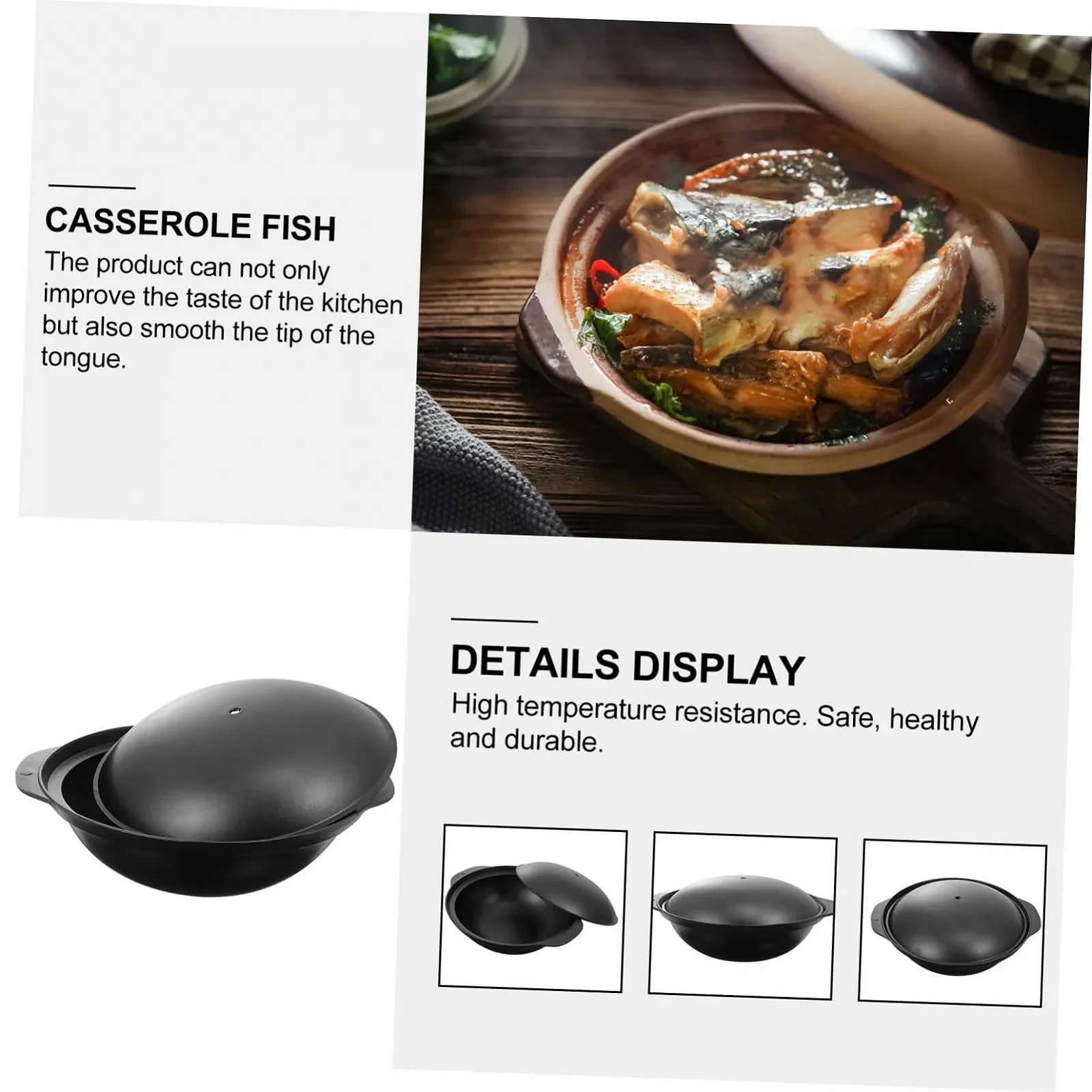 Кастрюля Aluminium Casserole с крышкой алюминиевая антипригарная, фото №6 Кастрюля Aluminium Casserole с крышкой алюминиевая антипригарная, фото №6