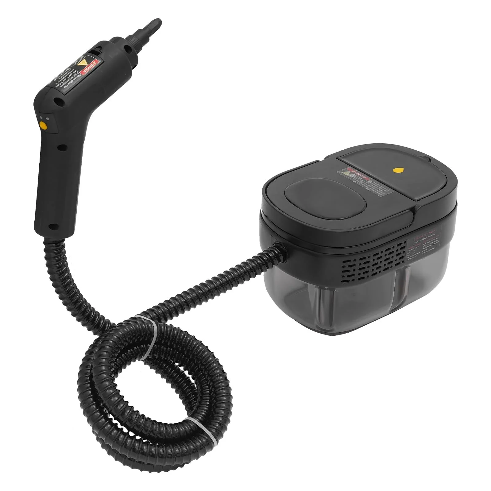 Пароочисник ручний 1500 W 3.0 bar 1.6 L Black, фото №1 Пароочисник ручний 1500 W 3.0 bar 1.6 L Black, фото №1