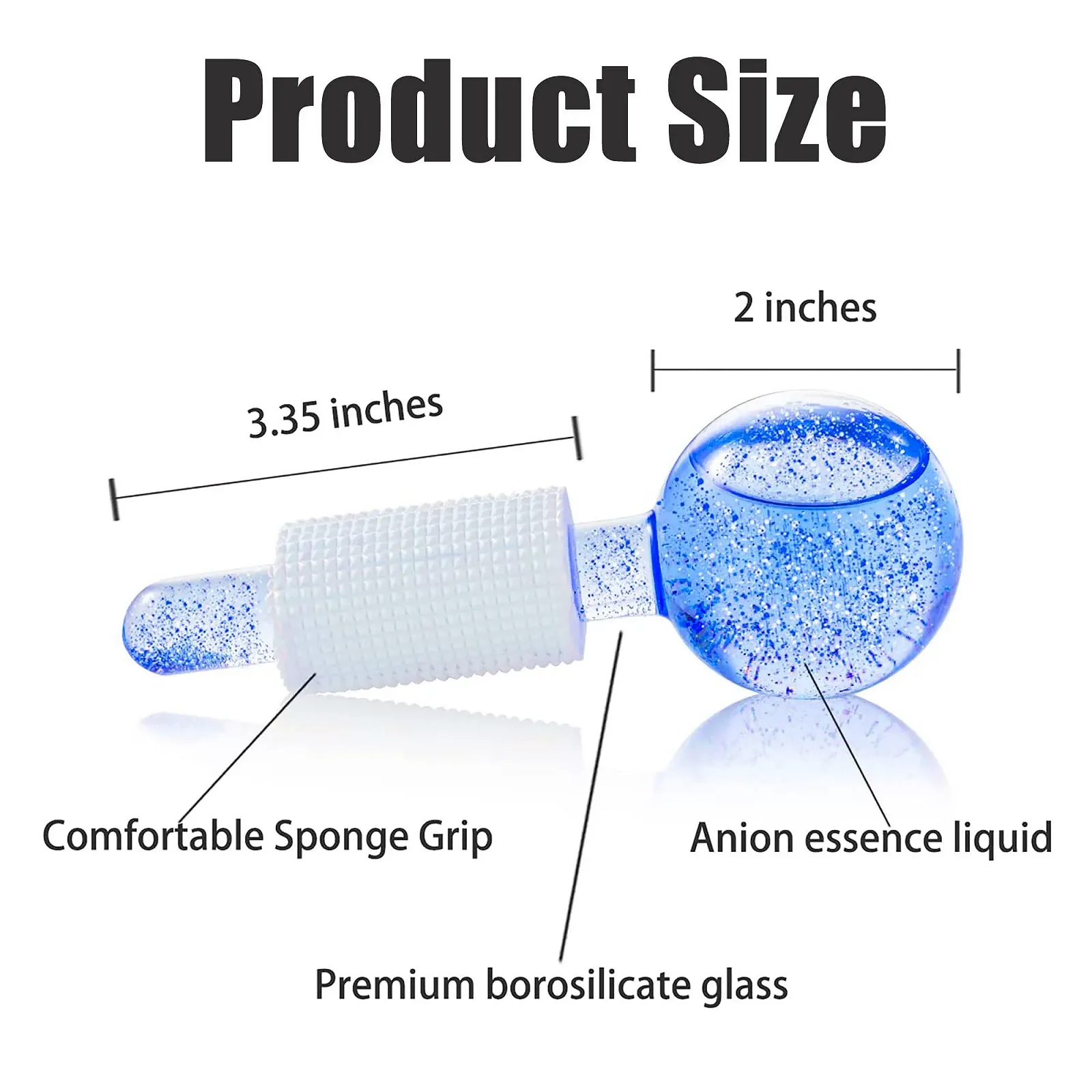 Кріосфери для обличчя Smasener Ice Globes 2 шт. Blue, фото №2