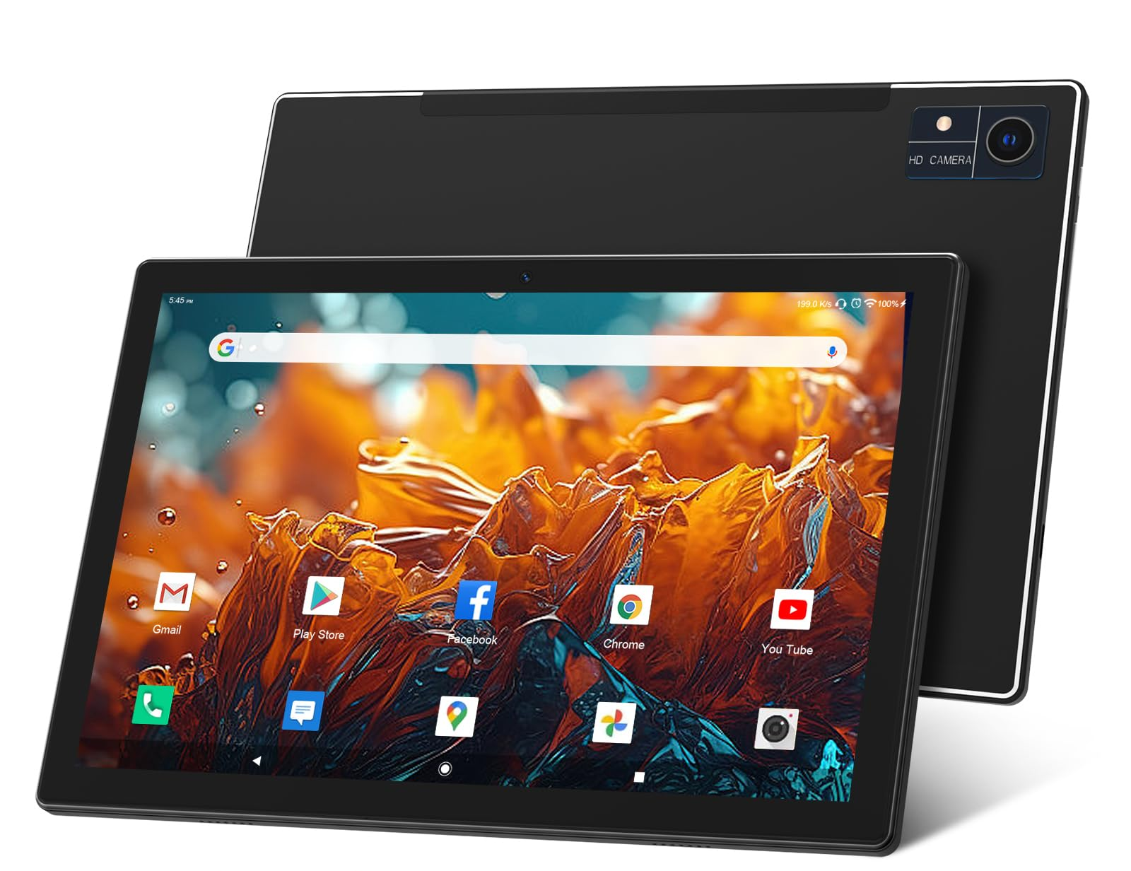 Планшет 10.1" ZONKO D115 8+8/128Gb 8 ядер Android 12 7000 mAh Black, фото №1