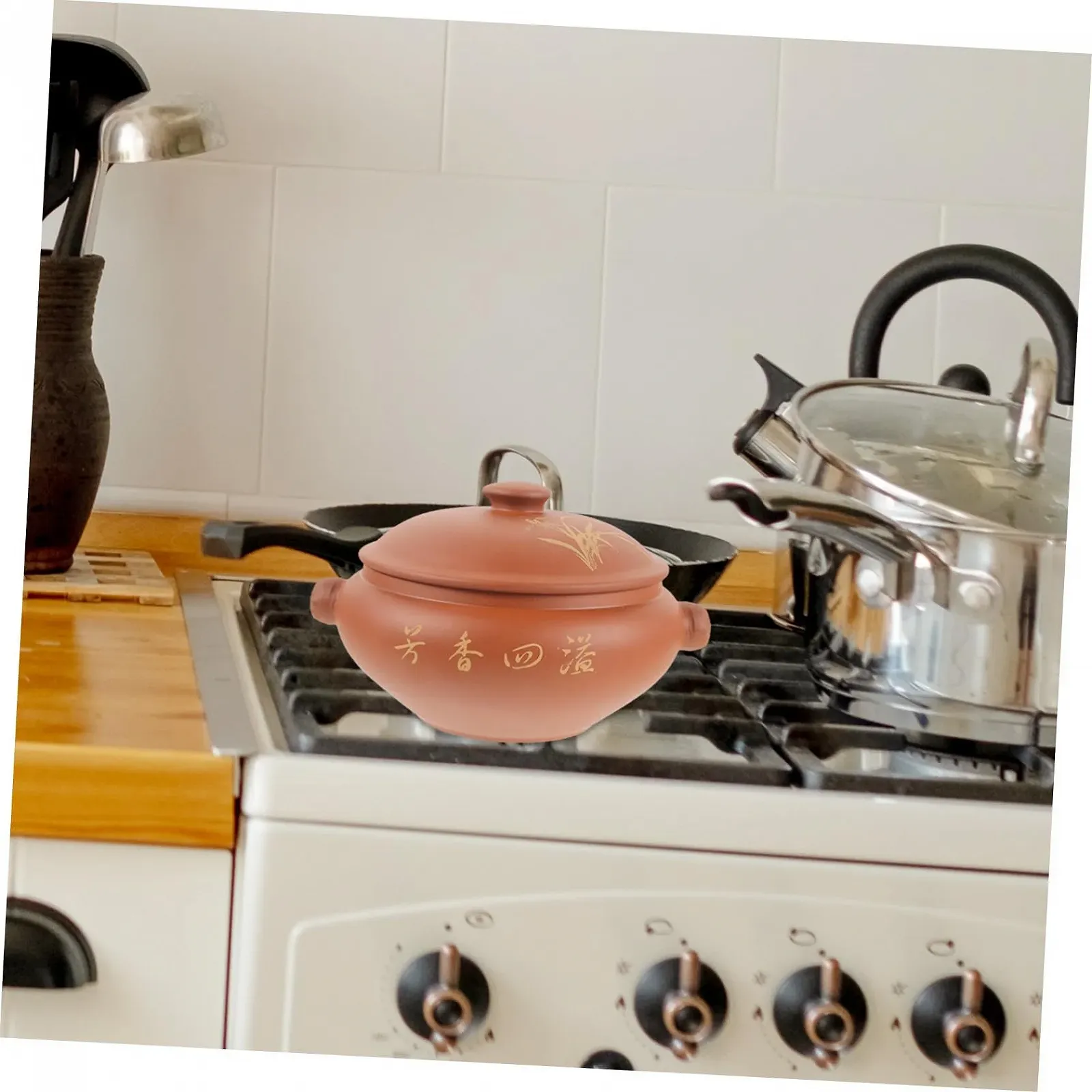 Пароварка LIFKOME керамическая традиционная для супа и мяса, фото №9