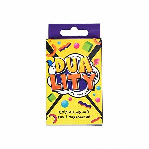 Карточная настольная игра Duality 30392 на украинском языке 35 карточек - Фото 1