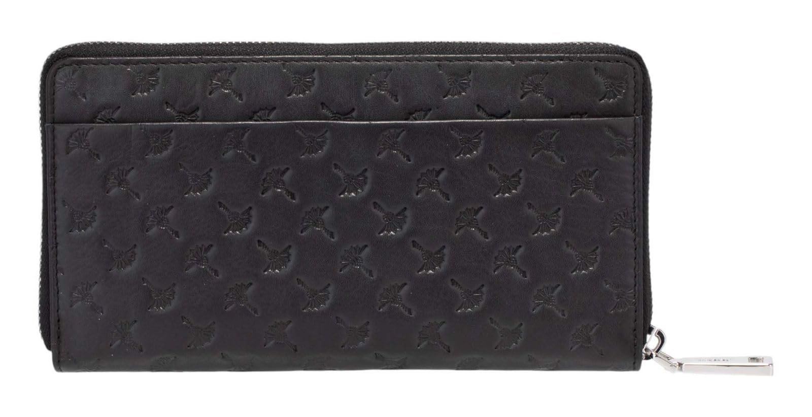 Кошелек Joop! Leggero Stampa Женский Васильковый в Черном цвете, размеры 18.5 x 10 x 1 см, Черный, Классический, фото №4