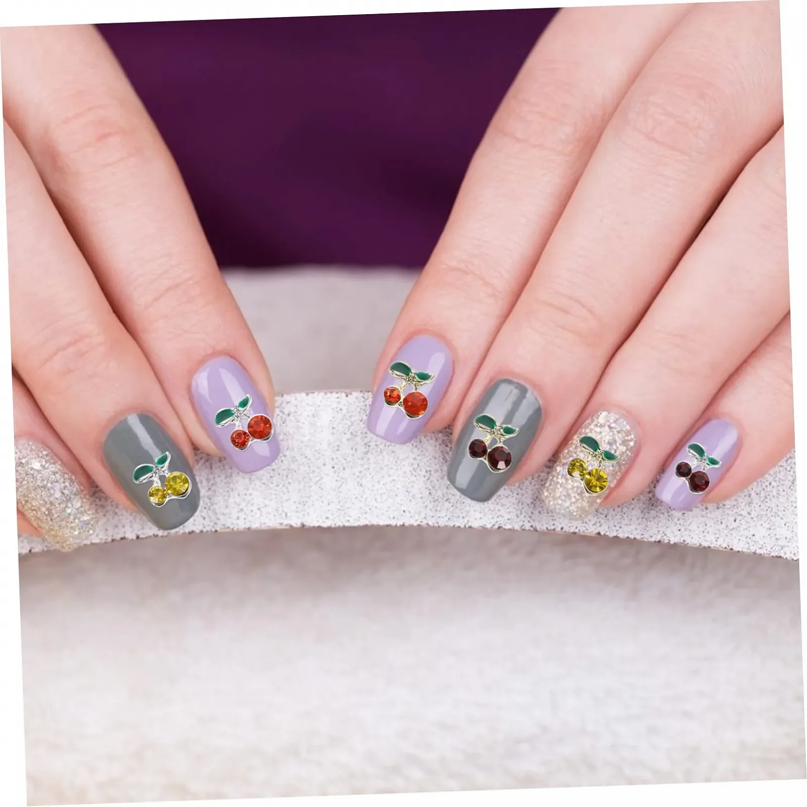 Украшение для ногтей LALAFINA Изготовление Фрукты Самоцветы Вишни Стразы Акрил Предметы роскоши для девочек Ювелирные изделия Кристаллы DIY Диски, 240 шт, фото №8 Украшение для ногтей LALAFINA Изготовление Фрукты Самоцветы Вишни Стразы Акрил Предметы роскоши для девочек Ювелирные изделия Кристаллы DIY Диски, 240 шт, фото №8