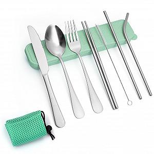 Купити Набір столових приборів для кемпінгу Cibeat, 9 предметів - Фото 1 Набір столових приборів для кемпінгу Cibeat, 9 предметів - Фото 1