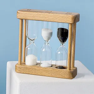 Пісочний годинник 3 в 1 Style 2 дерев'яний 1, 3, 5 хвилин - Фото 1