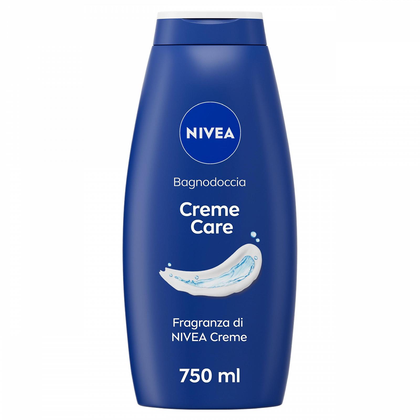 Гель-крем для душа NIVEA Creme Care 750 мл с витаминами C, E и питательными маслами, фото №1