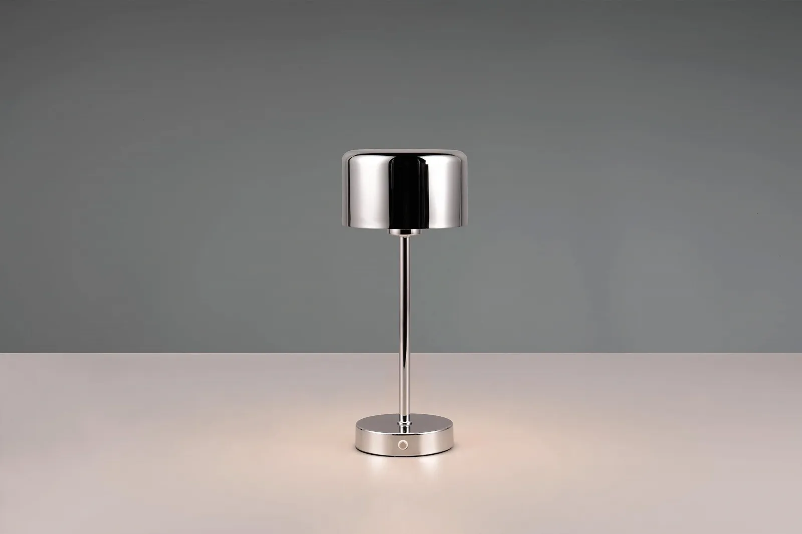 Настільна лампа Reality Leuchten Jeff R59151106 LED акумуляторна металева 1.5 Ват 4-рівневий сенсор Хром, фото №2