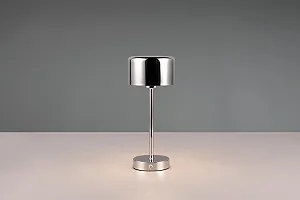 Настільна лампа Reality Leuchten Jeff R59151106 LED акумуляторна металева 1.5 Ват 4-рівневий сенсор Хром synthetic.ua - Фото 1