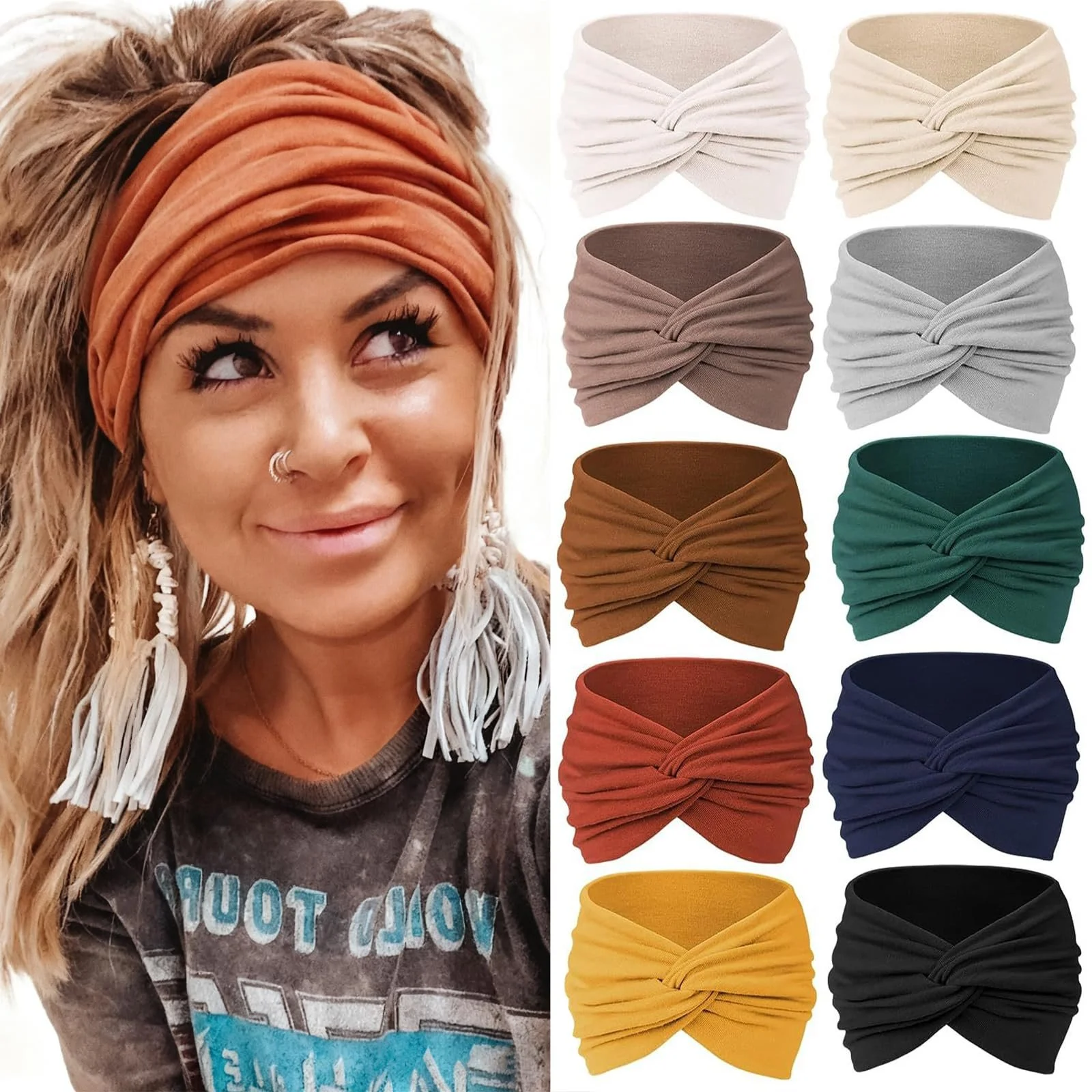 Жіноча широка пов'язка для волосся, фото №1