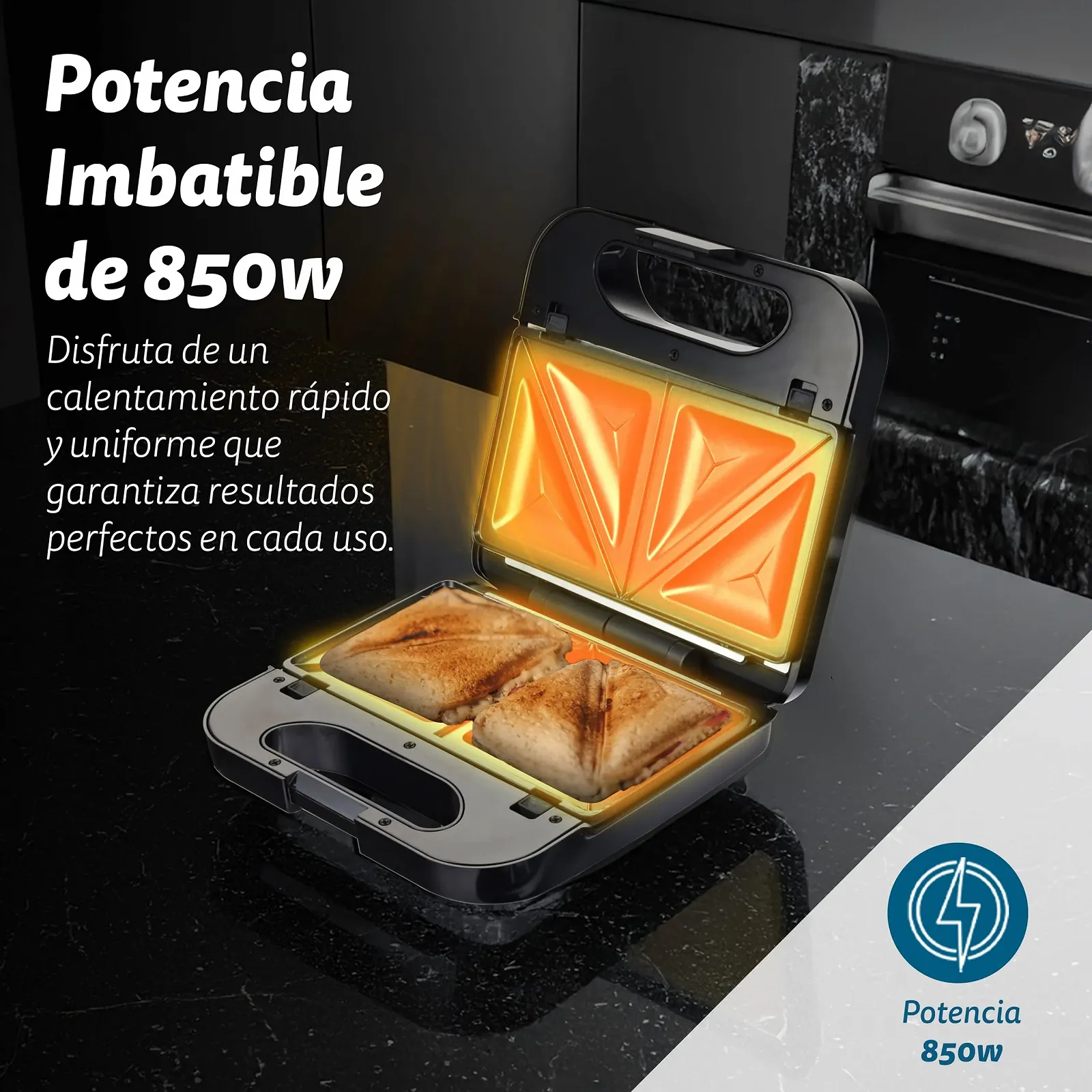 Сендвічниця Grunkel SAN-MULTING 850 Вт, фото №2