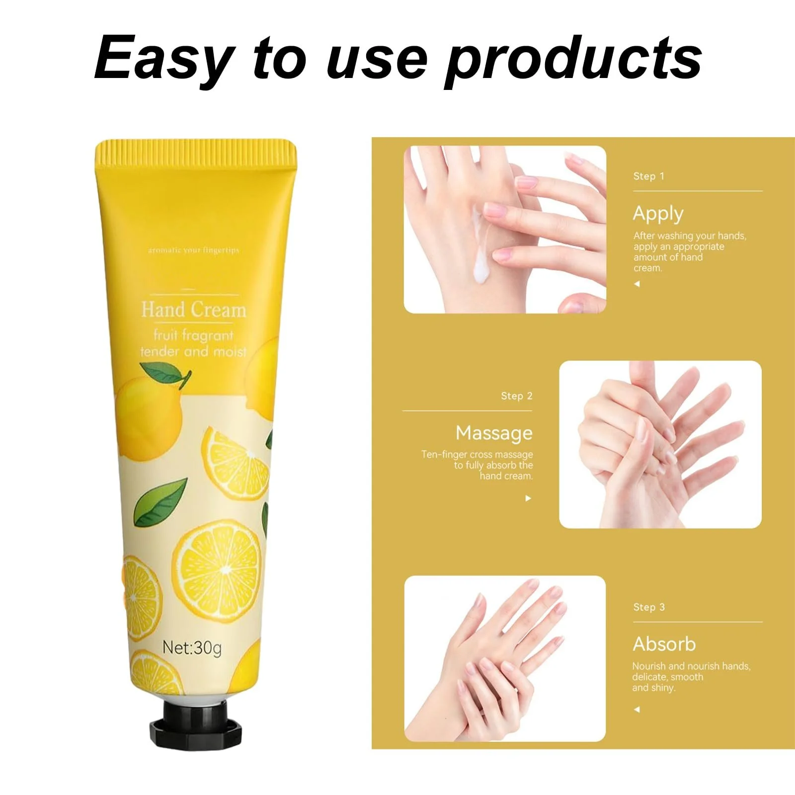 Набір міні-кремів для рук Christmas, подарунковий набір, 5 шт, фото №6