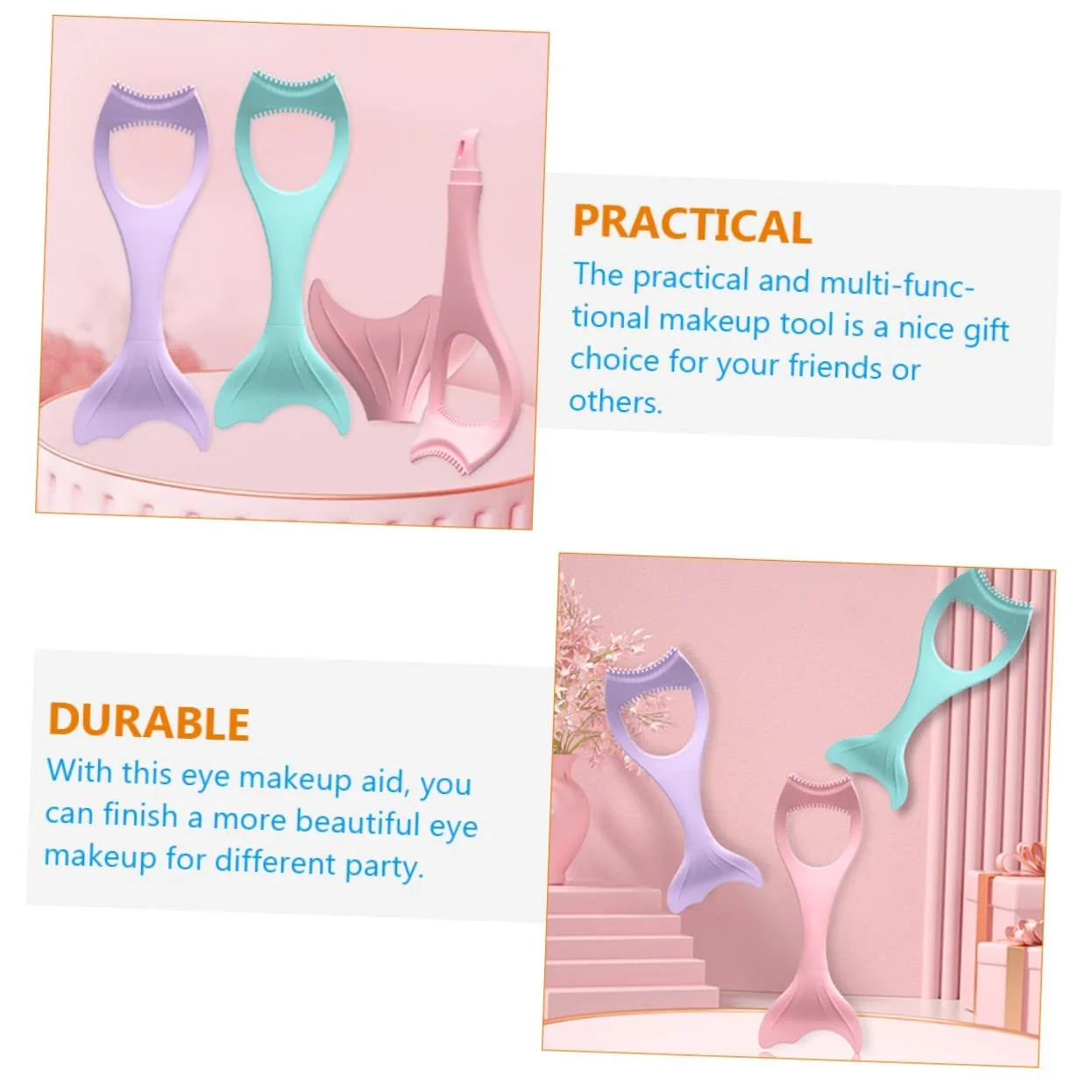 Инструмент для макияжа minkissy розовый аппликатор для макияжа, силиконовый аппликатор, фото №2