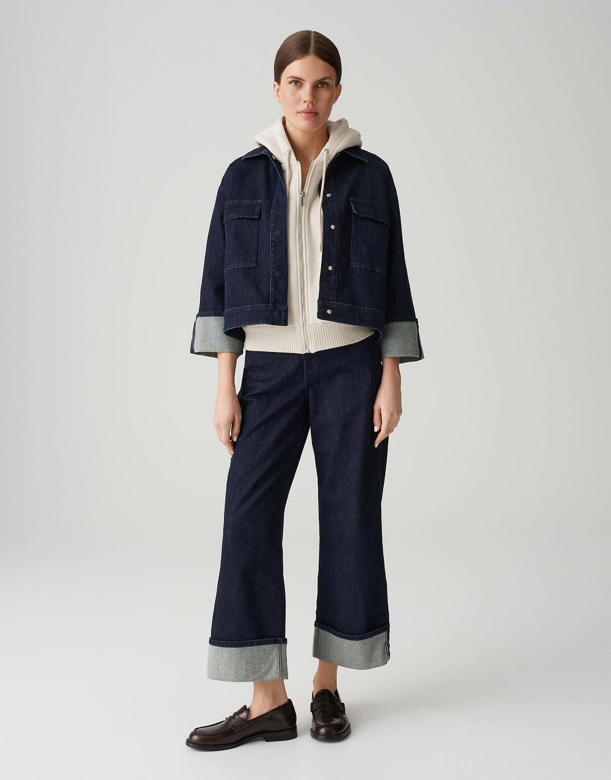Женская куртка OPUS Hollic Loose Denim, Rinsed Wash, фото №8