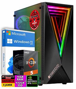 ПК ScreenOn Game Ryzen 5 5700G Geforce RTX 3050 16GB 512GB m.2 - Фото 1
