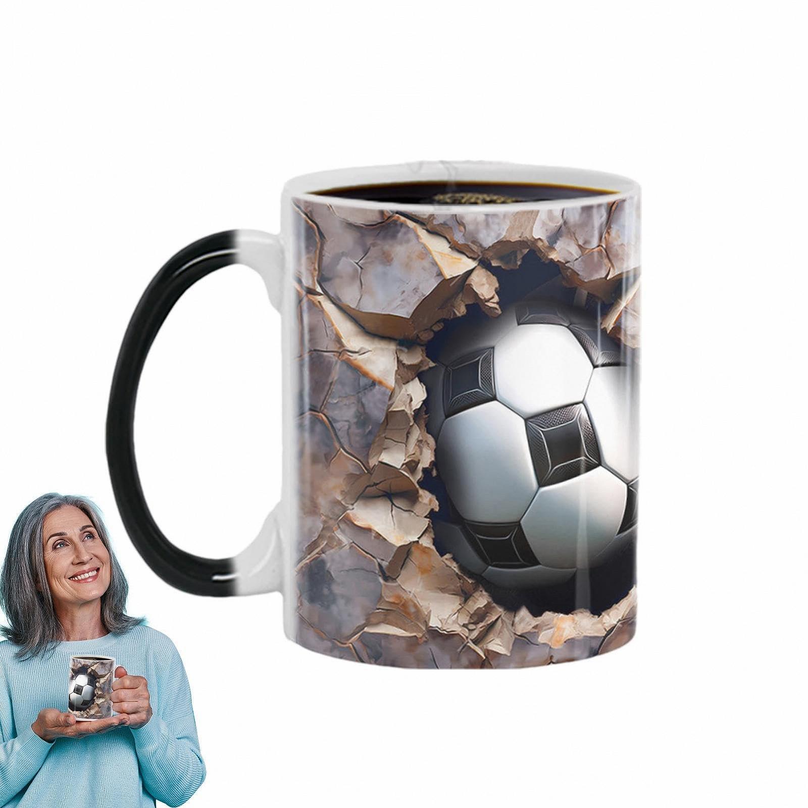 Кухоль Футбольний з термо-ефектом, кухоль для кави з футбольною тематикою, фото №5 Кухоль Футбольний з термо-ефектом, кухоль для кави з футбольною тематикою, фото №5