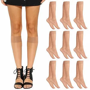 Жіночі гольфи 20D, панчохи з нейлону, прозорі, 9 пар - Фото 1