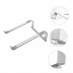 Портативная Подставка для Ноутбука Серебристая synthetic.ua - Фото 1