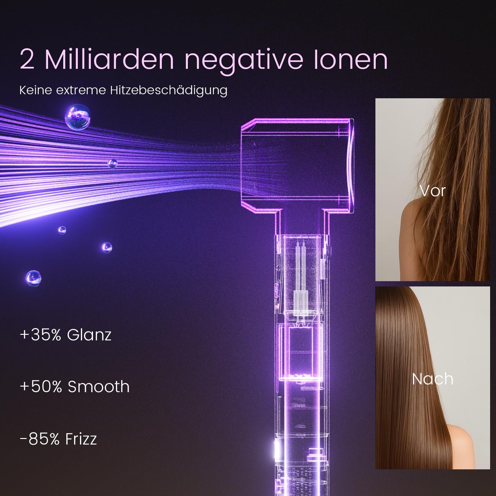 Стайлер для волос 6-in-1 Airstyler 1400 Вт Розовое золото, фото №5 Стайлер для волос 6-in-1 Airstyler 1400 Вт Розовое золото, фото №5