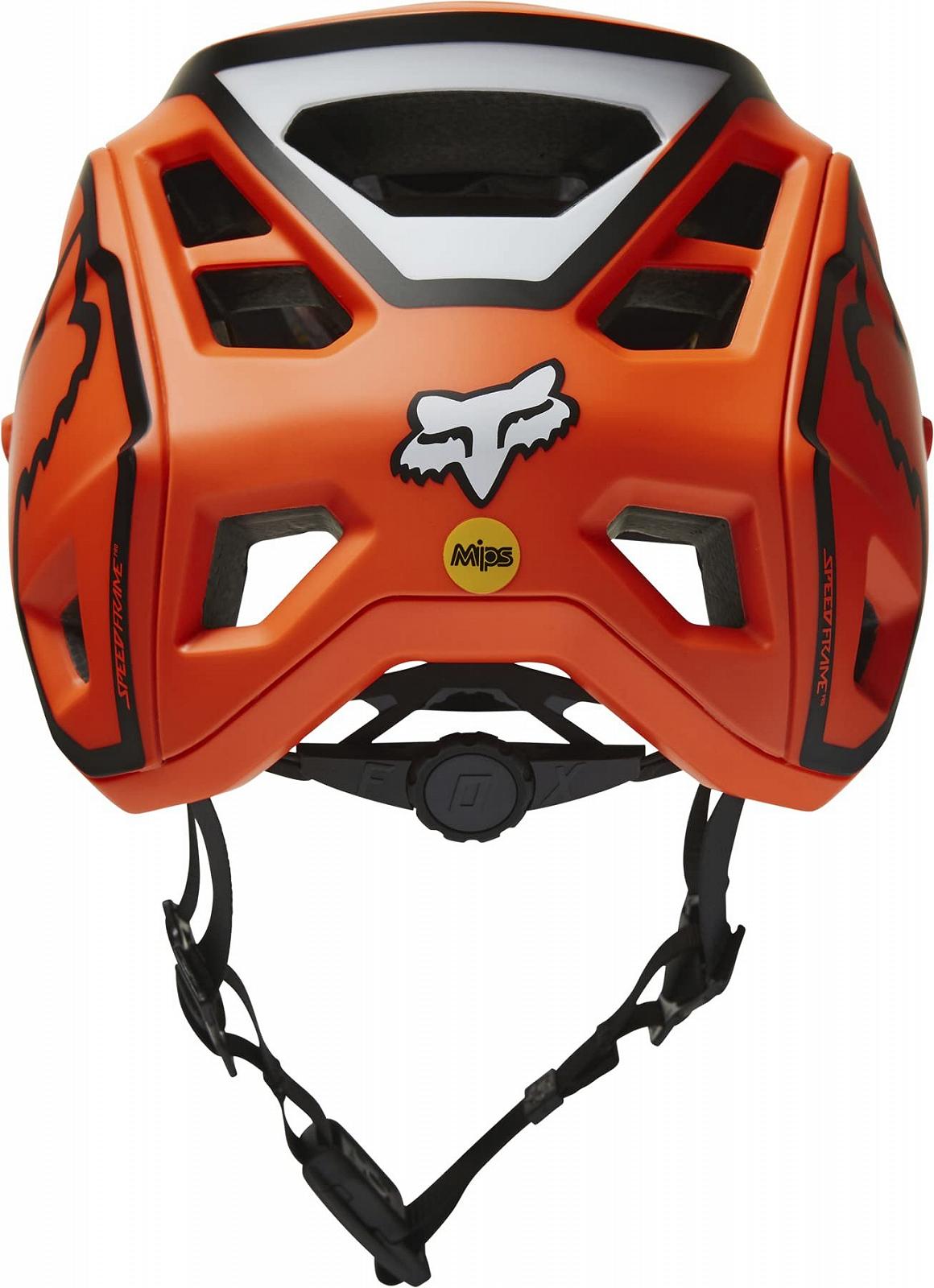 Шлем Fox Racing Speedframe Pro Divide оранжевый, фото №4