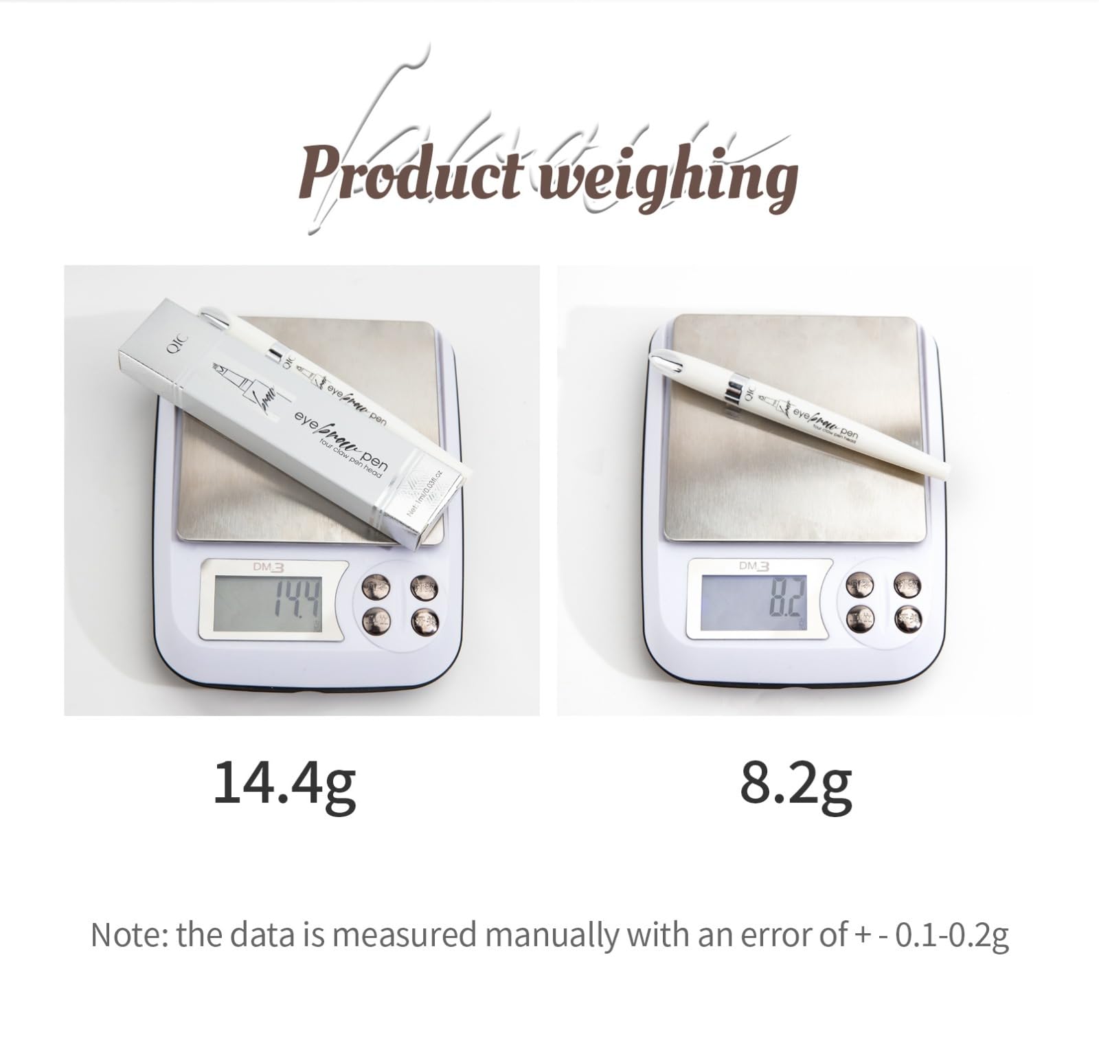 Олівець для брів 3D Microblading Водостійкий Magic з 4-ма Наконечниками Натуральний, фото №4