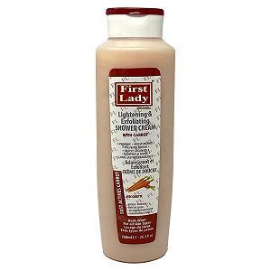 Крем-гель для душу First Lady Carrot Відбілювальний та відлущувальний 750 мл - Фото 1