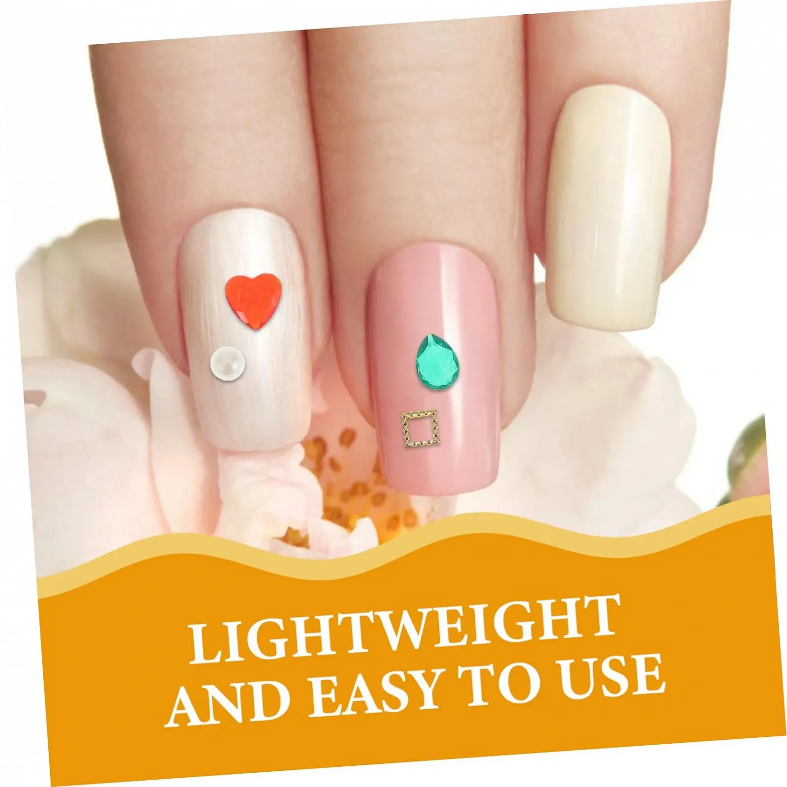 Стрази для манікюру в 6 коробках, 12 відділень, заклепки, скляні стрази для декорування нігтів, фото №8