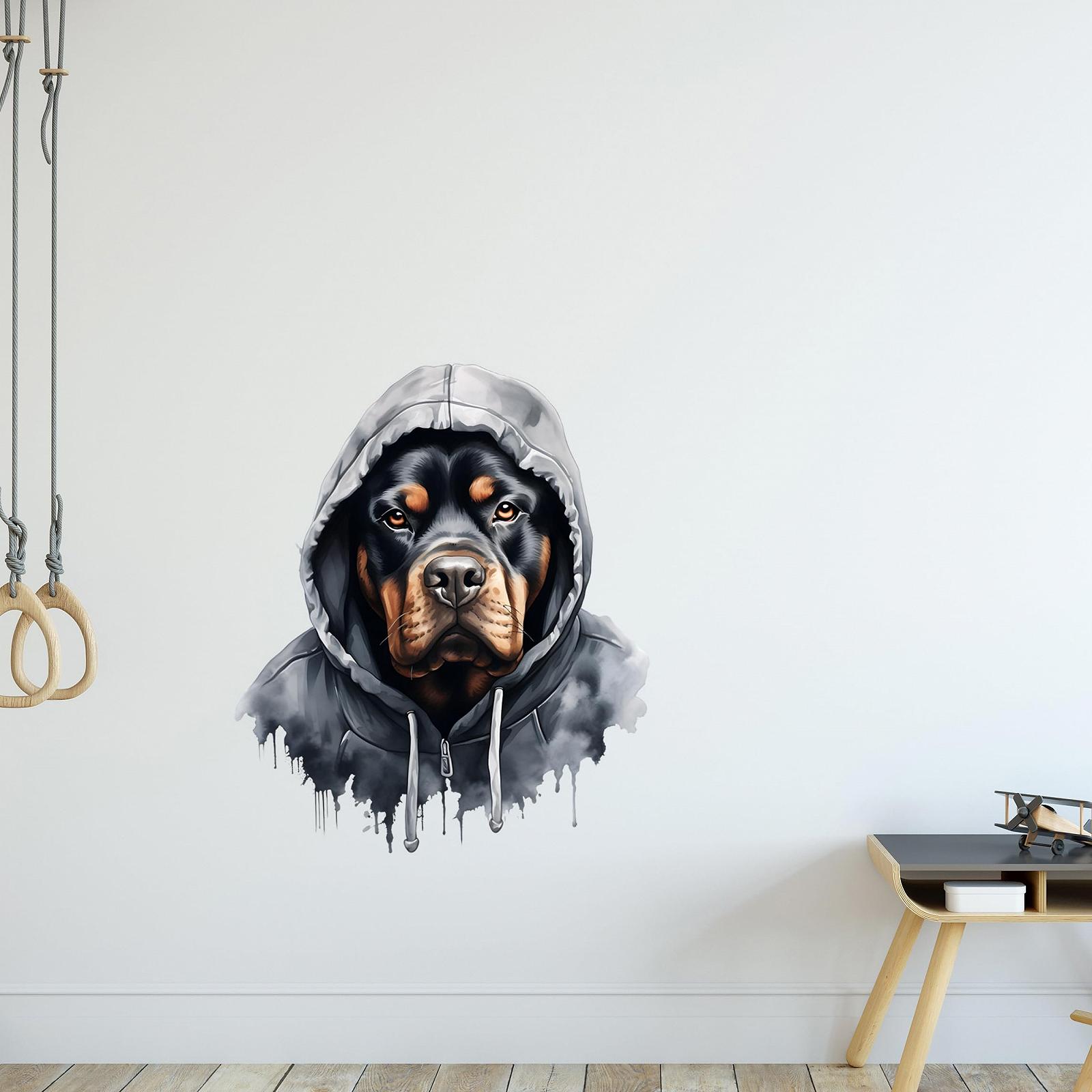 Наклейка на стіну GRAZDesign Dog Rottweiler 59 x 50 см, фото №2