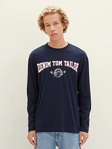 Футболка с длинными рукавами Tom Tailor Tёмно-синий XL - Фото 1