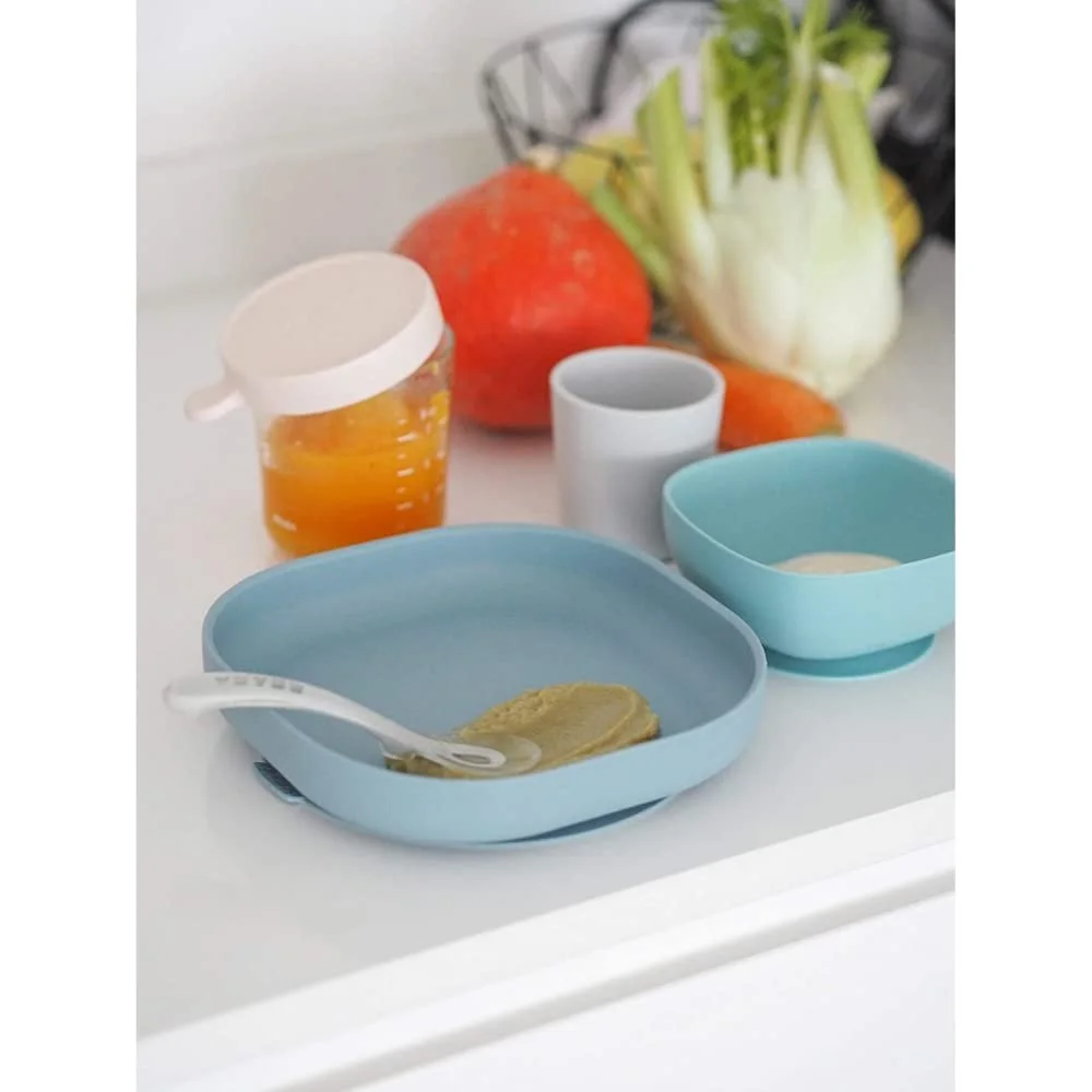 Набір посуду Béaba Силіконовий з присосками, фото №5