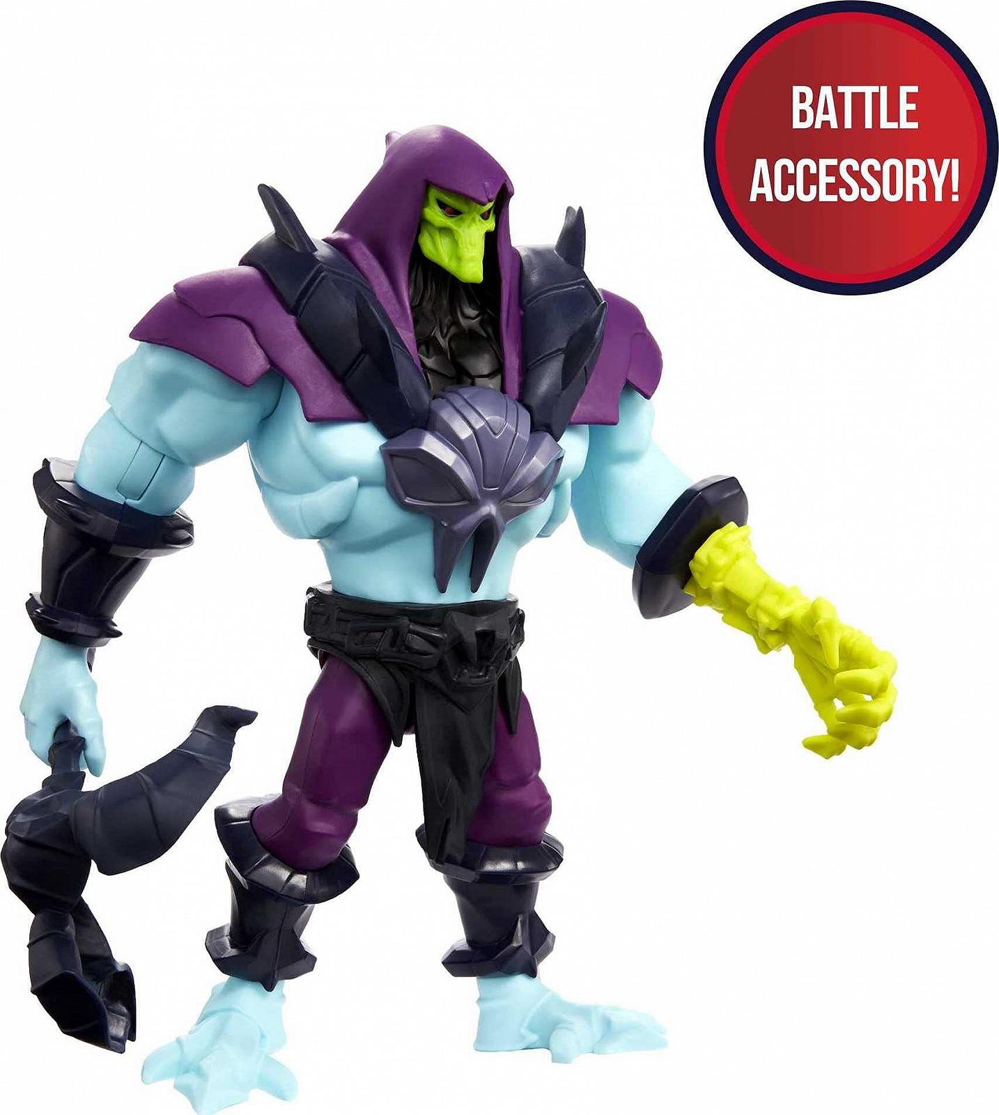 Фігурка Skeletor He-Man And The Masters of the Universe велика з аксесуаром, натхненна мультсеріалом Motu Netflix, 21,5 см, фото №3