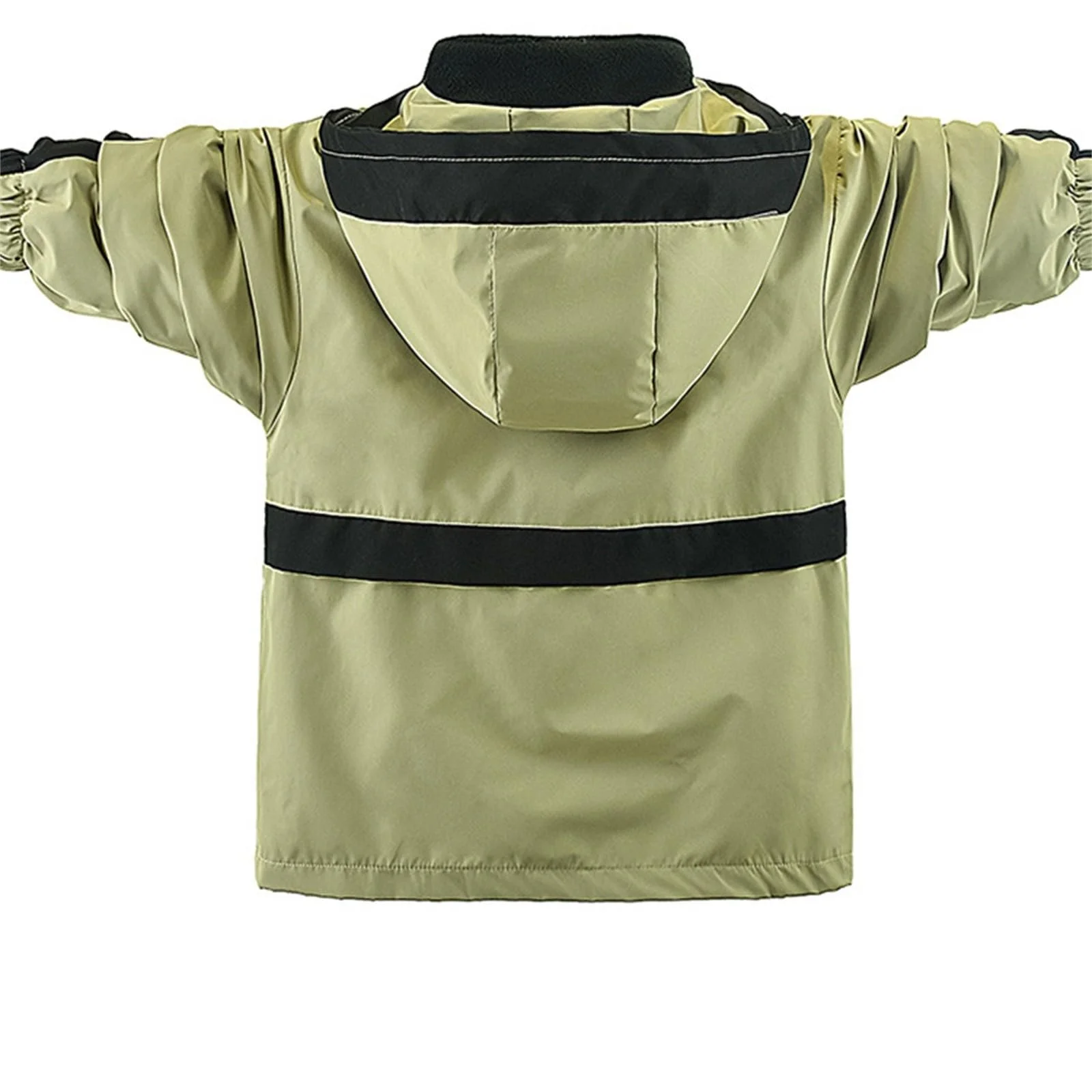 Софтшел куртка для хлопчиків KQIVAM, водонепроникна, кольорова, 3-в-1, з капюшоном, дощова, фото №4