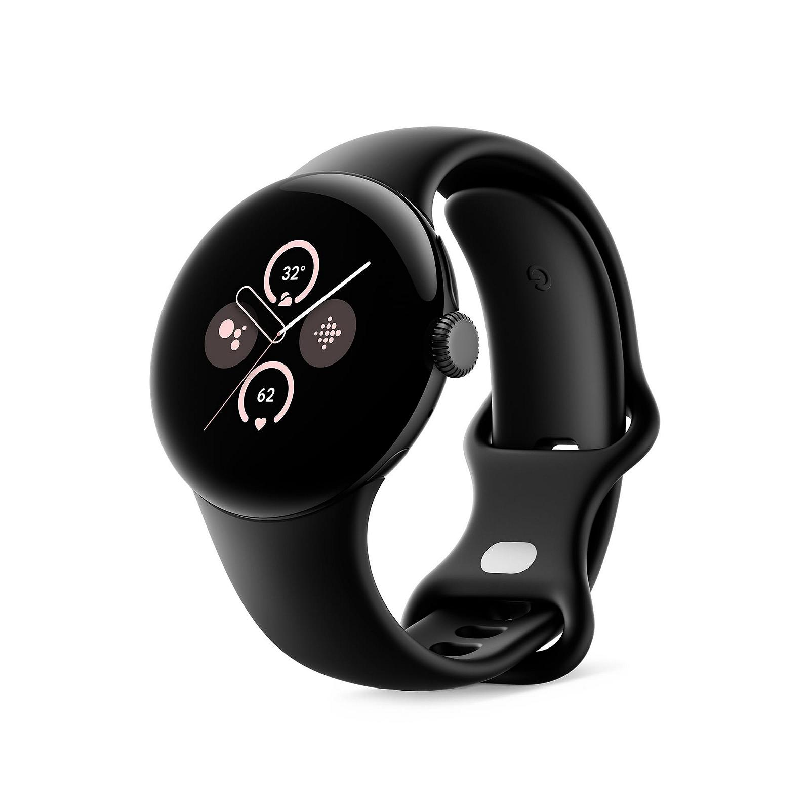 Смарт-годинник Google Pixel Watch 2 LTE, алюмінієвий корпус, матовий чорний, спортивний ремінець Obsidian, фото №3