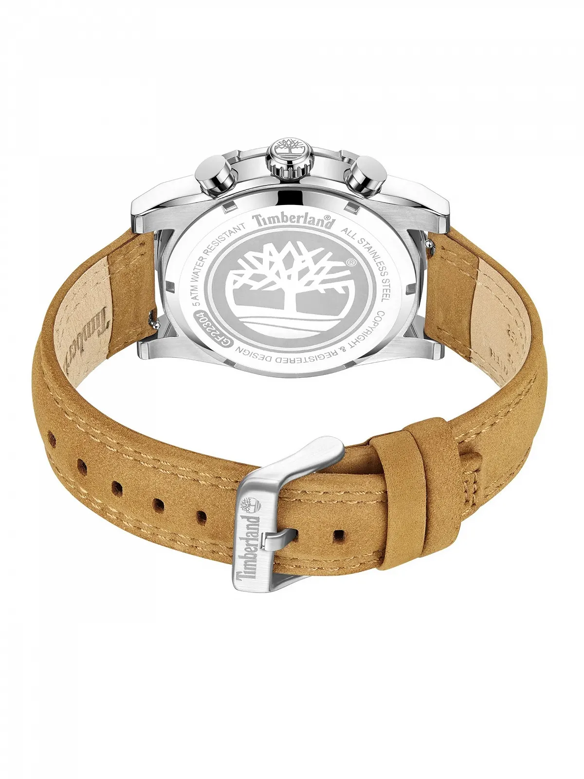 Мужские часы Timberland Sherbrook TDWGF2230404 многофункциональные кремовые с кожаным ремешком, диаметр корпуса: 52.5 мм, фото №2 Мужские часы Timberland Sherbrook TDWGF2230404 многофункциональные кремовые с кожаным ремешком, диаметр корпуса: 52.5 мм, фото №2