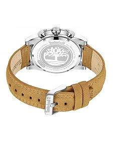 Мужские часы Timberland Sherbrook TDWGF2230404 многофункциональные кремовые с кожаным ремешком, диаметр корпуса: 52.5 мм synthetic.ua - Фото 1